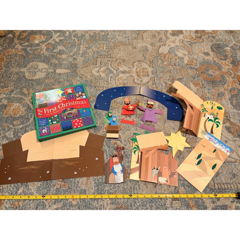 The Christmas Story: Pop-up Nativity Book with Nativity Scene Toddler Kids Book - Picture 9 of 9